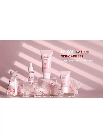 Sakura Japanese Skincare Set | مجموعة ساكورا اليابانية للعناية