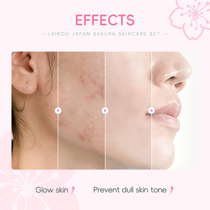 Sakura Japanese Skincare Set | مجموعة ساكورا اليابانية للعناية