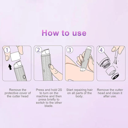 Double Head Electric Shaver | ماكينة حلاقة كهربائية مزدوجة