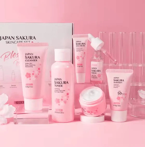 Sakura Japanese Skincare Set | مجموعة ساكورا اليابانية للعناية