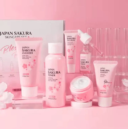 Sakura Japanese Skincare Set | مجموعة ساكورا اليابانية للعناية