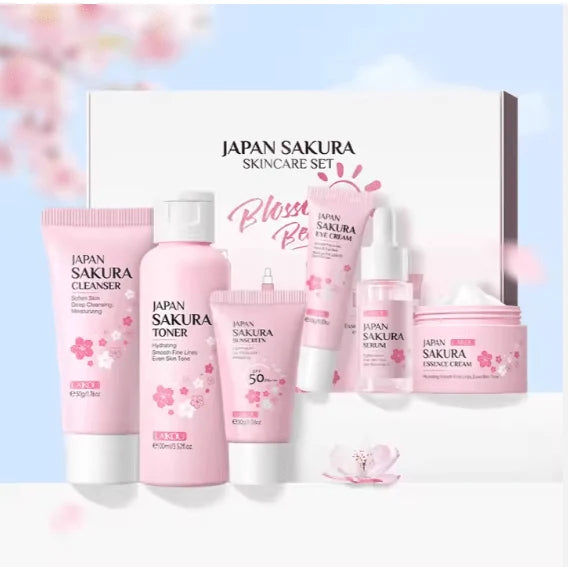 Sakura Japanese Skincare Set | مجموعة ساكورا اليابانية للعناية