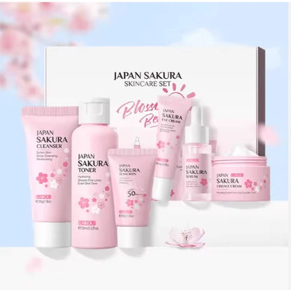 Sakura Japanese Skincare Set | مجموعة ساكورا اليابانية للعناية