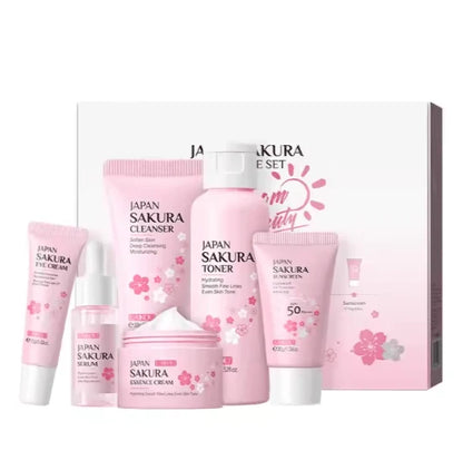 Sakura Japanese Skincare Set | مجموعة ساكورا اليابانية للعناية