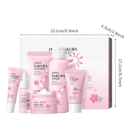 Sakura Japanese Skincare Set | مجموعة ساكورا اليابانية للعناية